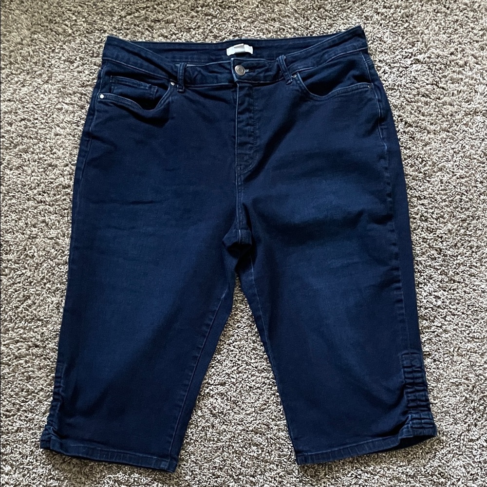 Croft & Barrow Navy Women's Bermuda Shorts